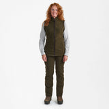 Deerhunter Lady Eagle fleece vest Tarmac Green - Beowald Store