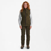 Deerhunter Lady Eagle fleece vest Tarmac Green - Beowald Store