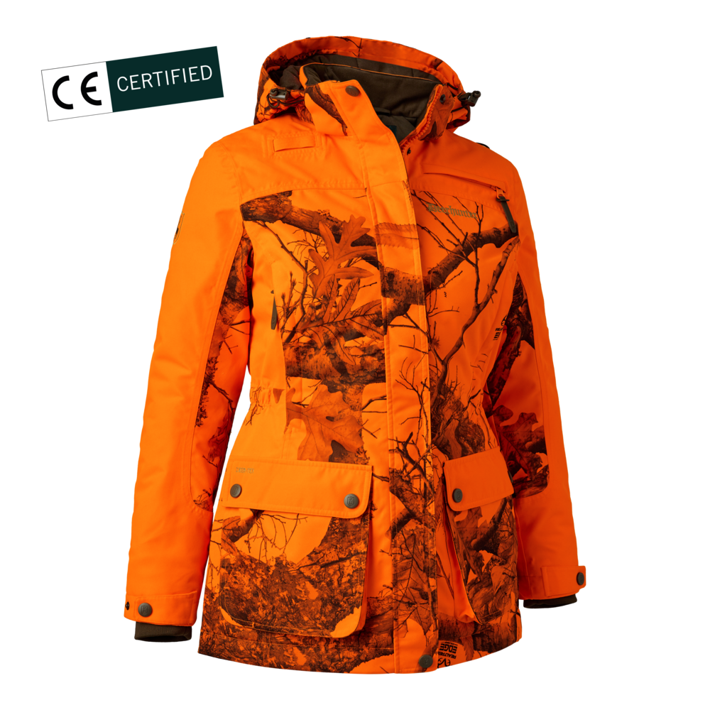 Deerhunter Lady Eagle Winterjacke REALTREE EDGE® Sicherheitsorange
