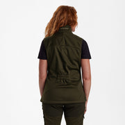 Deerhunter Lady Excape Softshell Vest Art Green - Beowald Store