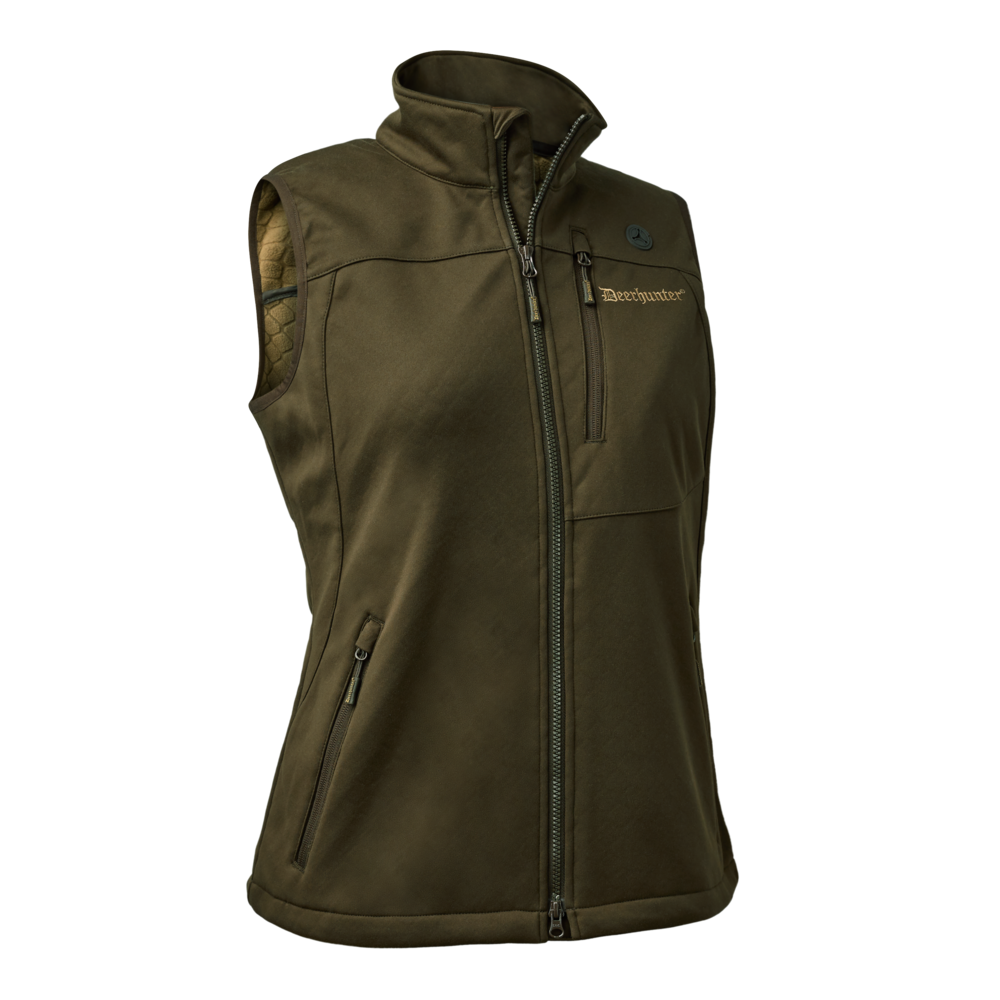 Deerhunter Lady Excape Softshell Vest Art Green - Beowald Store
