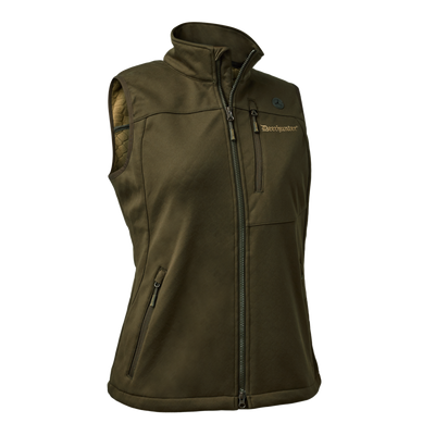 Deerhunter Lady Excape Softshell Vest Art Green - Beowald Store