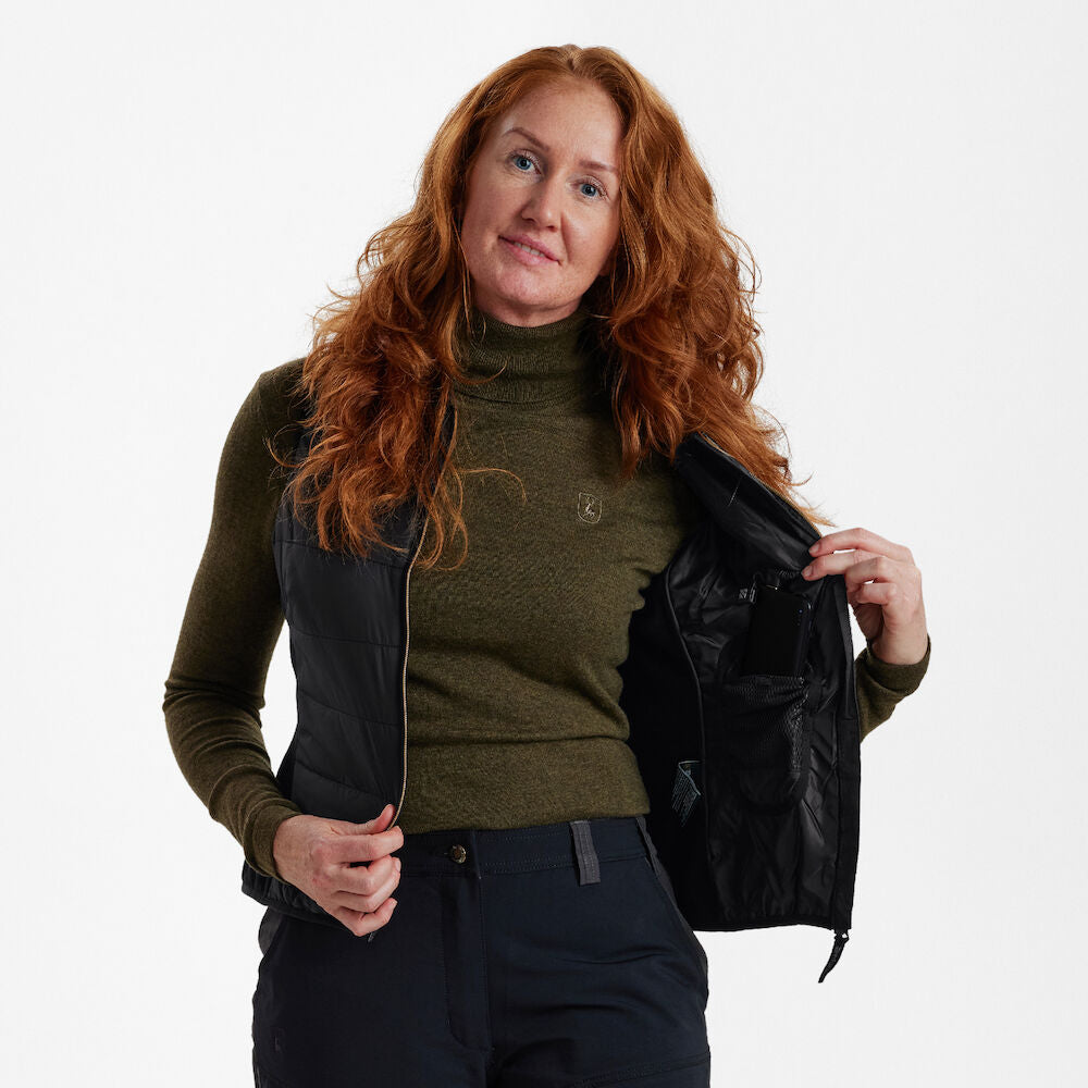 Deerhunter Lady Heat inner vest Black - Beowald Store