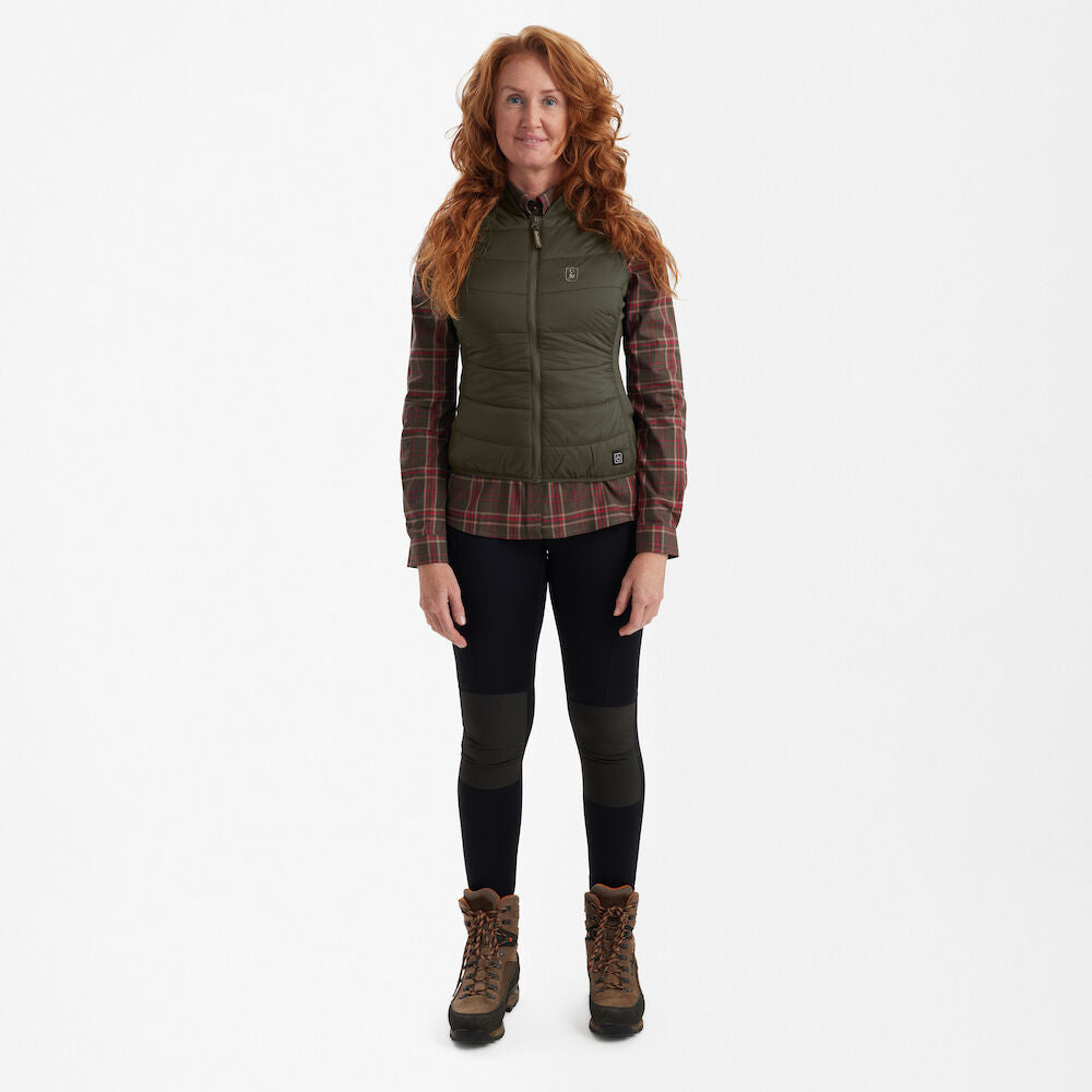 Deerhunter Lady Heat inner vest Deep Green - Beowald Store
