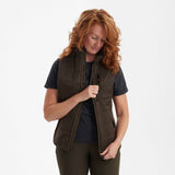 Deerhunter Lady Heat padded vest Wood - Beowald Store