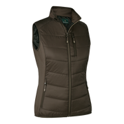 Deerhunter Lady Heat padded vest Wood - Beowald Store