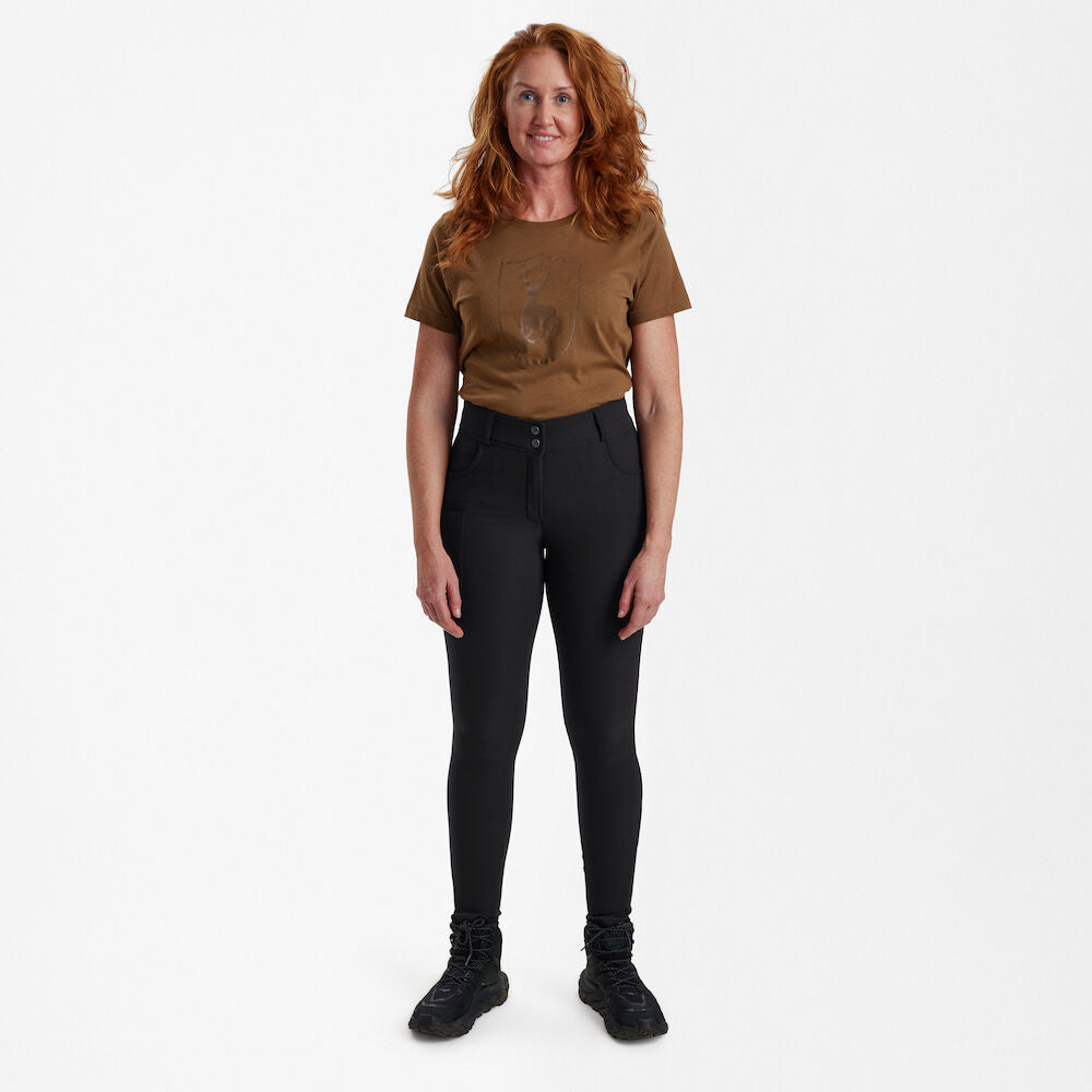 Deerhunter Lady Jagd-Leggings Schwarz
