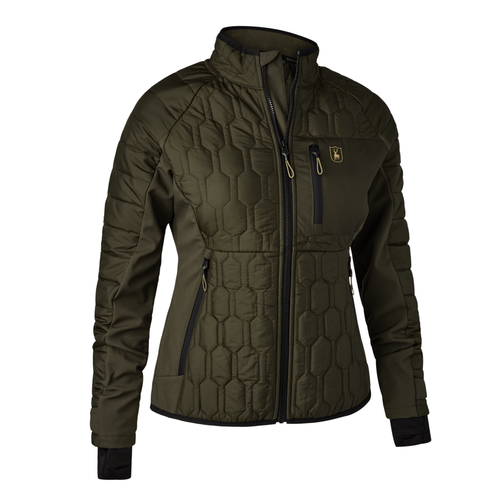 Deerhunter Lady Mossdale Steppjacke Waldgrün