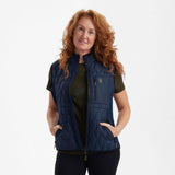 Deerhunter Lady Mossdale quilted vest Dress Blues - Beowald Store