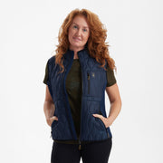 Deerhunter Lady Mossdale quilted vest Dress Blues - Beowald Store
