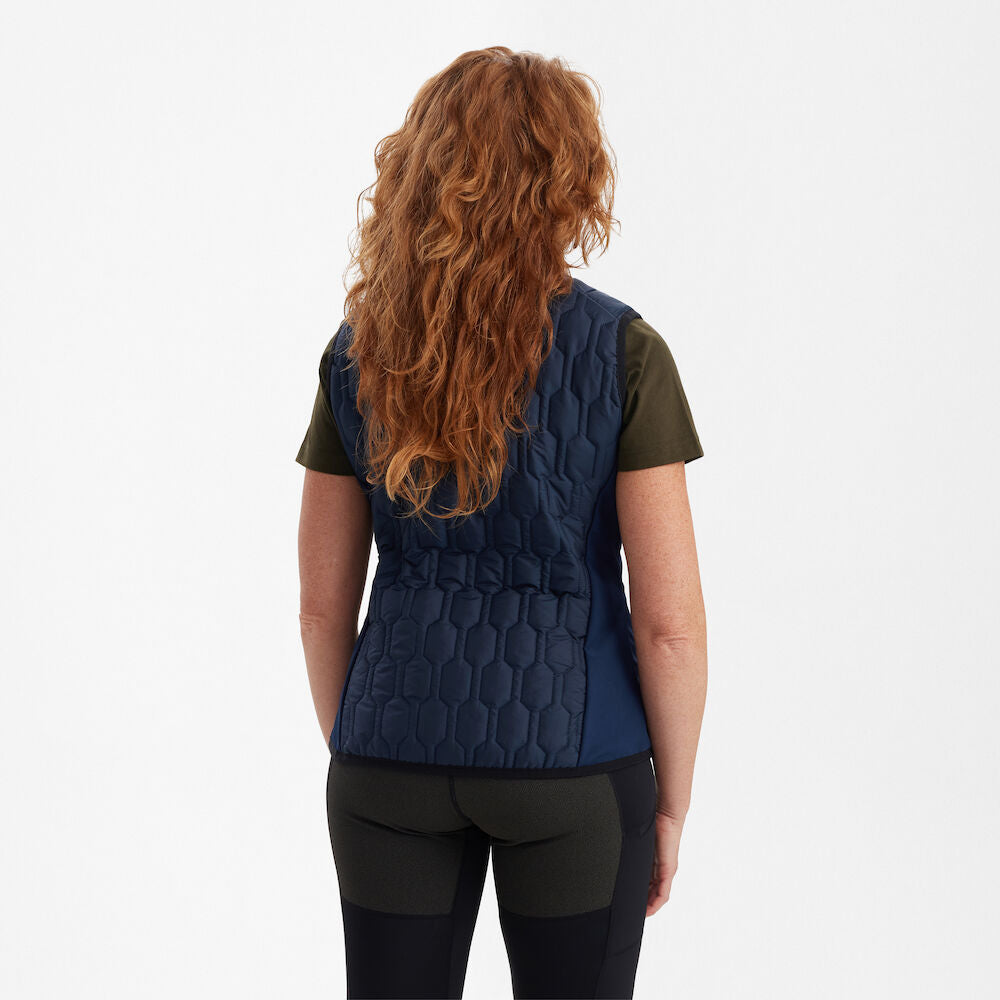Deerhunter Lady Mossdale quilted vest Dress Blues - Beowald Store