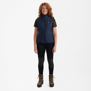 Deerhunter Lady Mossdale quilted vest Dress Blues - Beowald Store
