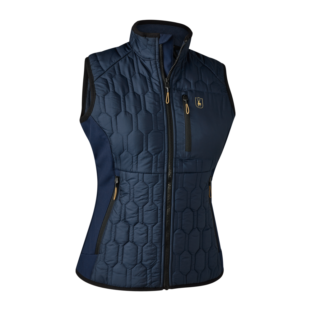 Deerhunter Lady Mossdale quilted vest Dress Blues - Beowald Store