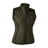 Deerhunter Lady Mossdale quilted vest Forest Green - Beowald Store