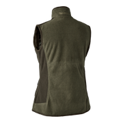 Deerhunter Lady Pam Bonded Fleece Vest Graphite Green Melange - Beowald Store