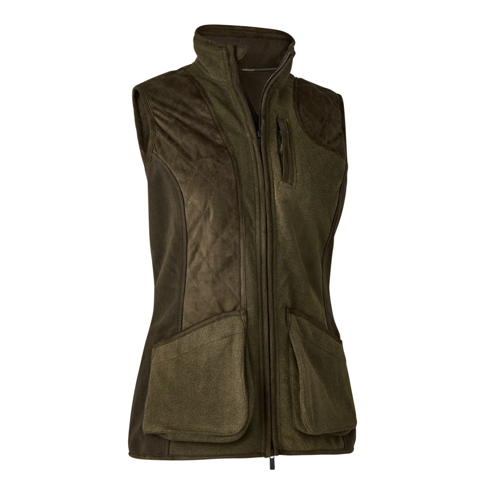 Deerhunter Lady Pam Shooting Vest Graphite Green Melange - Beowald Store