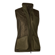 Deerhunter Lady Pam Shooting Vest Graphite Green Melange - Beowald Store