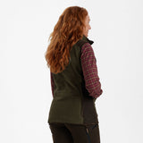 Deerhunter Lady Pam Shooting Vest Graphite Green Melange - Beowald Store
