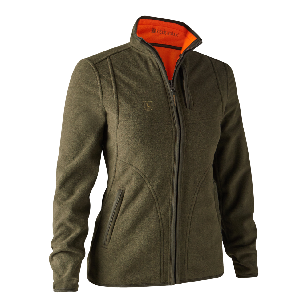 Deerhunter Lady Pam gebondete Fleecejacke – wendbar Orange