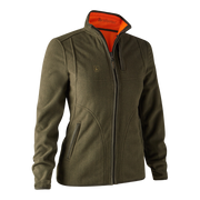 Deerhunter Lady Pam bonded fleece jacket - reversible Orange
