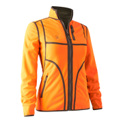 Deerhunter Lady Pam bonded fleece jacket - reversible Orange