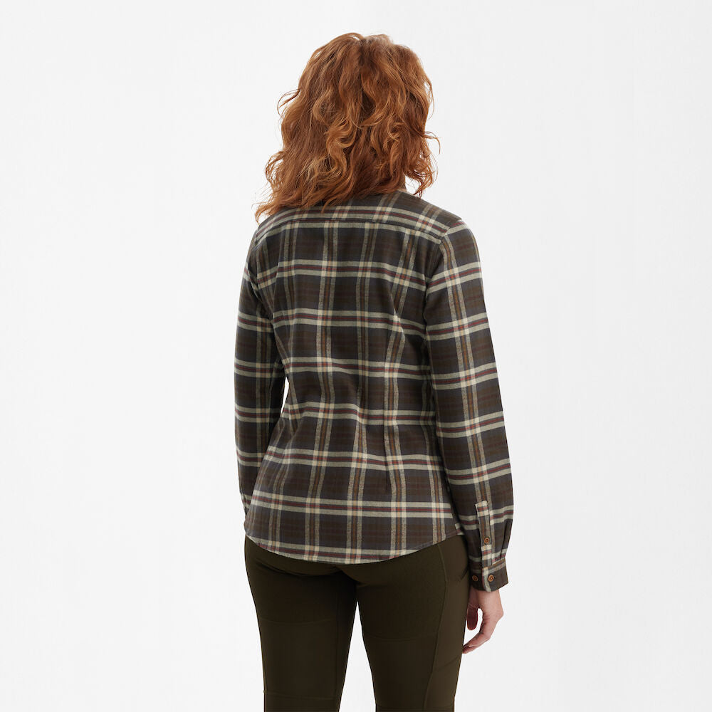 Deerhunter Lady Ruby Shirt Yellow check - Beowald Store