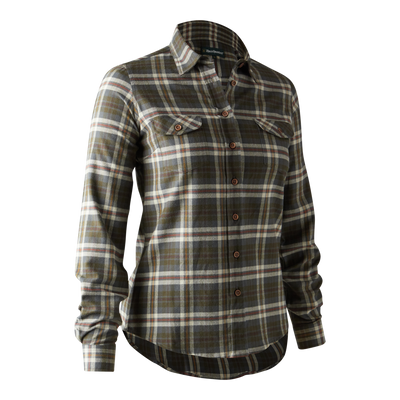 Deerhunter Lady Ruby Shirt Yellow check - Beowald Store