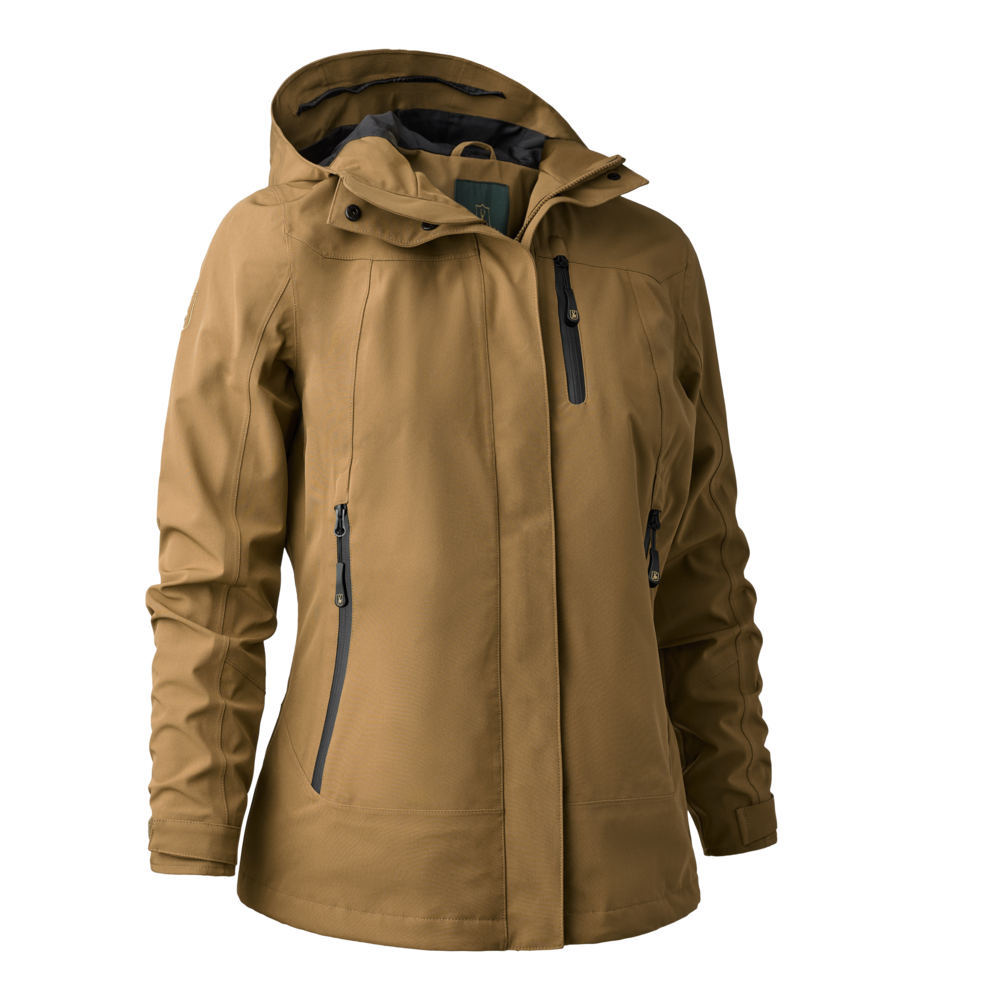 Deerhunter Lady Sarek Shelljacke mit Kapuze Butternuss