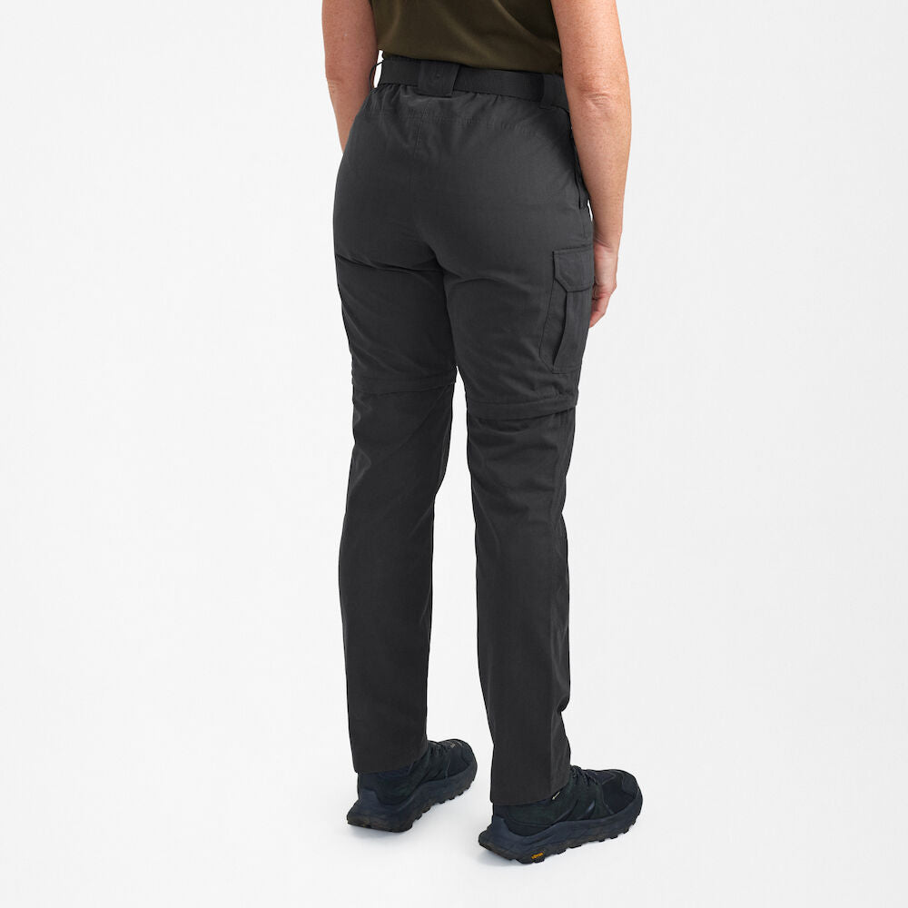 Deerhunter Lady Slogen Zip-Off-Hose Schwarz