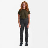 Deerhunter Lady Slogen Zip-Off-Hose Schwarz