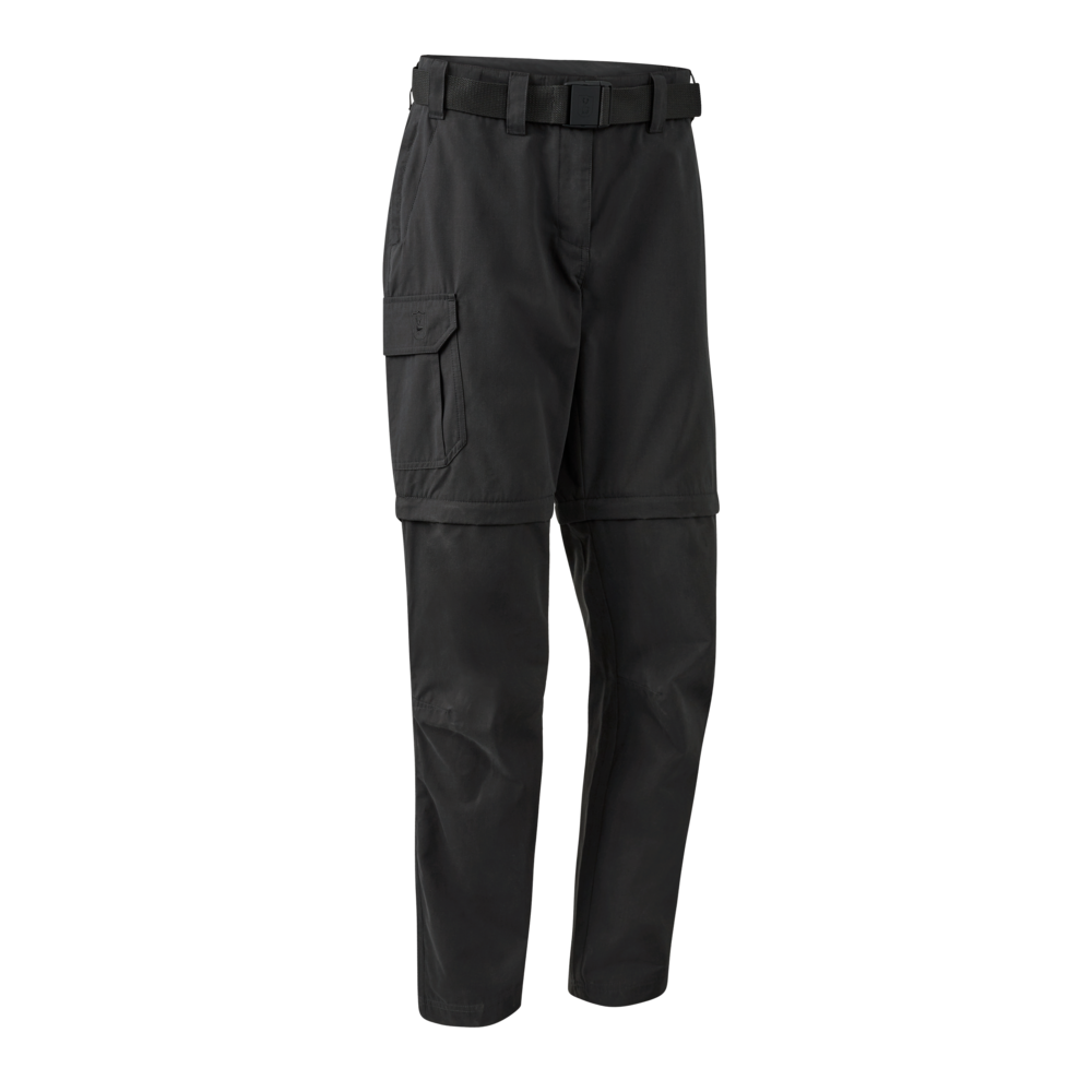 Deerhunter Lady Slogen Zip-Off-Hose Schwarz