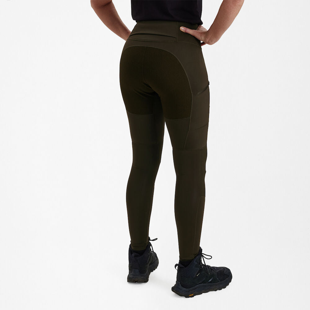Deerhunter Lady Tights mit Verstärkung Jagdgrün