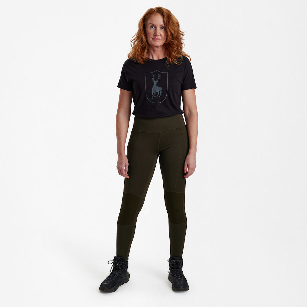 Deerhunter Lady Tights mit Verstärkung Jagdgrün