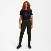Deerhunter Lady Tights with reinforcement Art Green