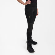 Deerhunter Lady Tights mit Verstärkung Schwarz