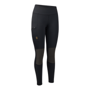 Deerhunter Lady Tights mit Verstärkung Schwarz