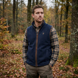 Deerhunter Cumbria Fleece Vest Dark Blue