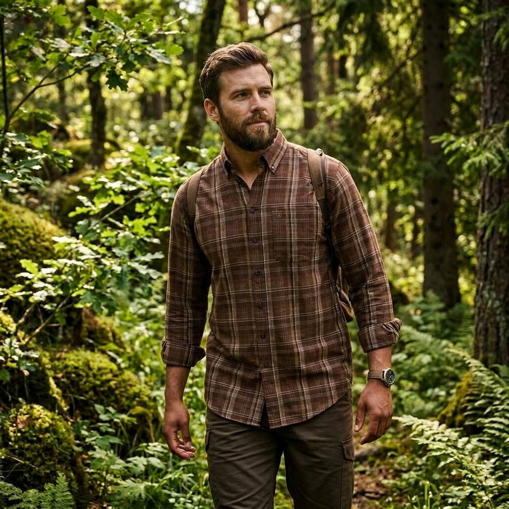 Deerhunter Ashton Hemd Brown Check